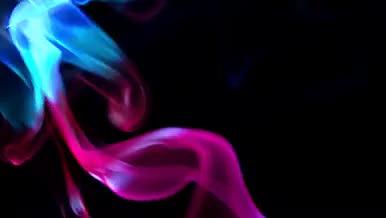 红蓝变换绚丽动态烟雾缥缈动效黑色背景素材视频的预览图